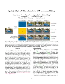 Spatially-Adaptive Multilayer Selection for GAN Inversion and Editing