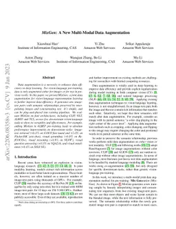 MixGen: A New Multi-Modal Data Augmentation