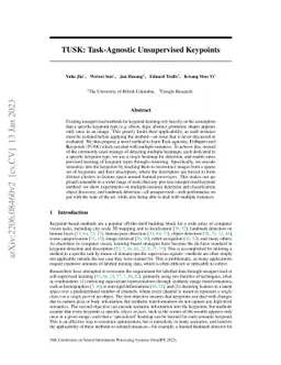 TUSK: Task-Agnostic Unsupervised Keypoints