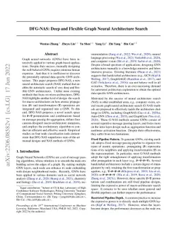 DFG-NAS: Deep and Flexible Graph Neural Architecture Search