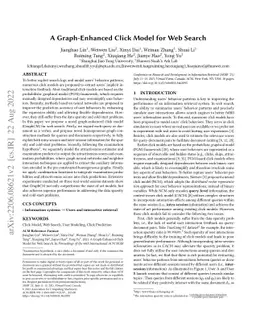 A Graph-Enhanced Click Model for Web Search