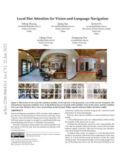 Local Slot Attention for Vision-and-Language Navigation