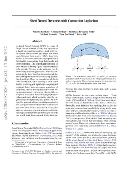 Sheaf Neural Networks with Connection Laplacians