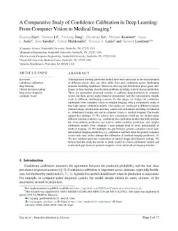 A Comparative Study of Confidence Calibration in Deep Learning: From
  Computer Vision to Medical Imaging