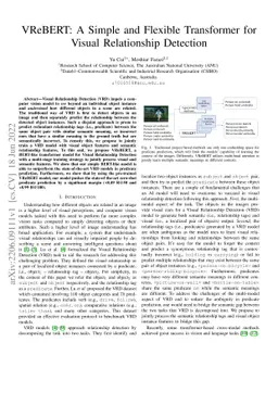 VReBERT: A Simple and Flexible Transformer for Visual Relationship
  Detection