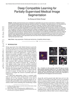 Deep Compatible Learning for Partially-Supervised Medical Image
  Segmentation