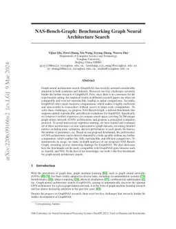 NAS-Bench-Graph: Benchmarking Graph Neural Architecture Search