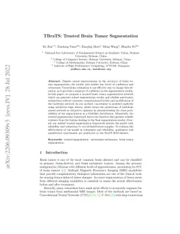 TBraTS: Trusted Brain Tumor Segmentation