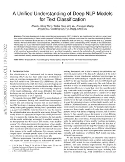 A Unified Understanding of Deep NLP Models for Text Classification