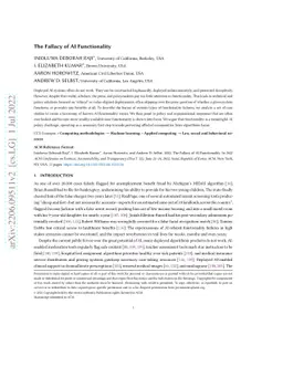 The Fallacy of AI Functionality