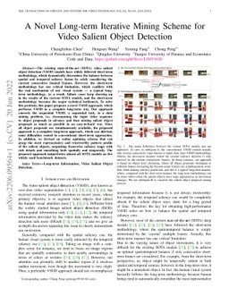 A Novel Long-term Iterative Mining Scheme for Video Salient Object
  Detection