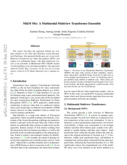 M&M Mix: A Multimodal Multiview Transformer Ensemble