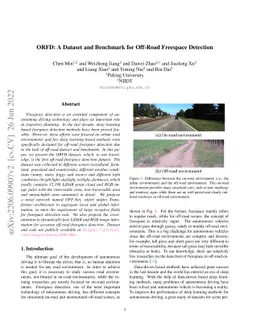 ORFD: A Dataset and Benchmark for Off-Road Freespace Detection