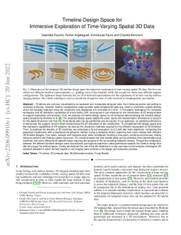 Timeline Design Space for Immersive Exploration of Time-Varying Spatial
  3D Data
