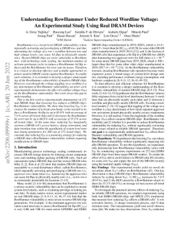 Understanding RowHammer Under Reduced Wordline Voltage: An Experimental
  Study Using Real DRAM Devices