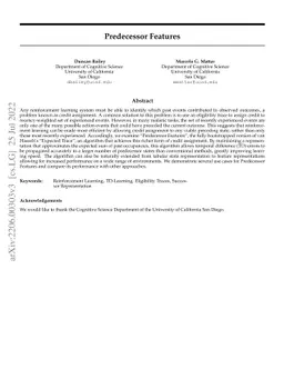 Predecessor Features