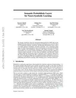 Semantic Probabilistic Layers for Neuro-Symbolic Learning