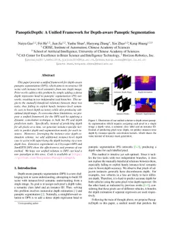 PanopticDepth: A Unified Framework for Depth-aware Panoptic Segmentation