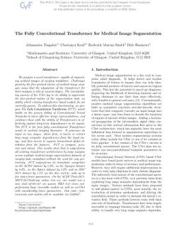 The Fully Convolutional Transformer for Medical Image Segmentation