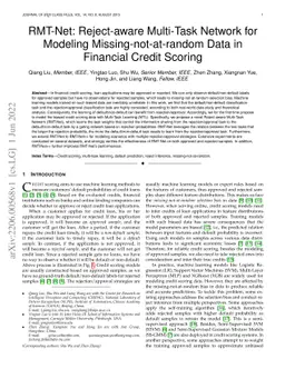 RMT-Net: Reject-aware Multi-Task Network for Modeling
  Missing-not-at-random Data in Financial Credit Scoring
