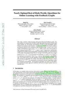Nearly Optimal Best-of-Both-Worlds Algorithms for Online Learning with
  Feedback Graphs