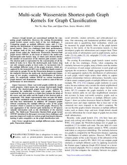 Multi-scale Wasserstein Shortest-path Graph Kernels for Graph
  Classification