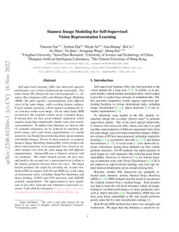 Siamese Image Modeling for Self-Supervised Vision Representation
  Learning