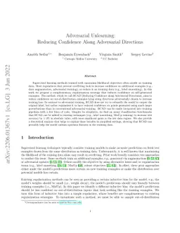 Adversarial Unlearning: Reducing Confidence Along Adversarial Directions