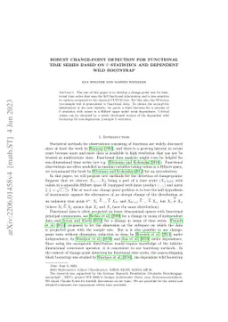 Robust Change-Point Detection for Functional Time Series Based on
  $U$-Statistics and Dependent Wild Bootstrap