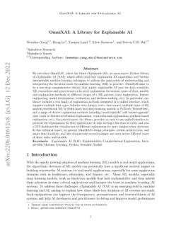 OmniXAI: A Library for Explainable AI
