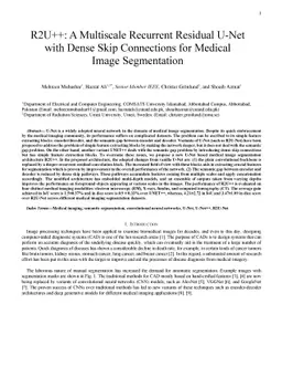 R2U++: A Multiscale Recurrent Residual U-Net with Dense Skip Connections
  for Medical Image Segmentation