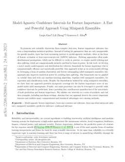 LOCO Feature Importance Inference without Data Splitting via Minipatch Ensembles