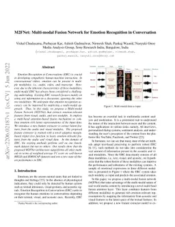 M2FNet: Multi-modal Fusion Network for Emotion Recognition in
  Conversation