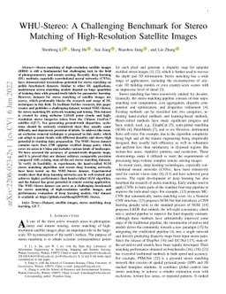 WHU-Stereo: A Challenging Benchmark for Stereo Matching of
  High-Resolution Satellite Images