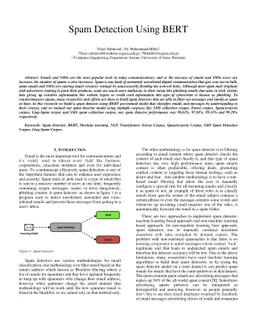 Spam Detection Using BERT