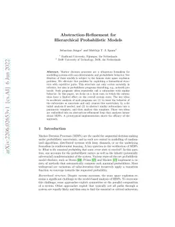 Abstraction-Refinement for Hierarchical Probabilistic Models