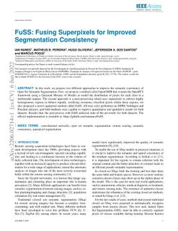 FuSS: Fusing Superpixels for Improved Segmentation Consistency