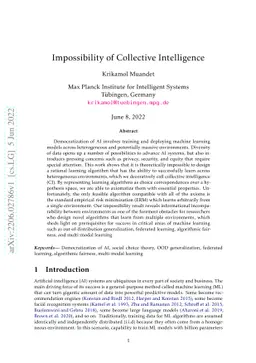 (Im)possibility of Collective Intelligence