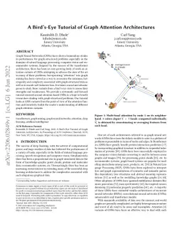 A Bird's-Eye Tutorial of Graph Attention Architectures