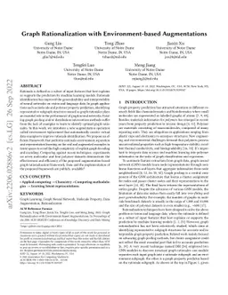 Graph Rationalization with Environment-based Augmentations