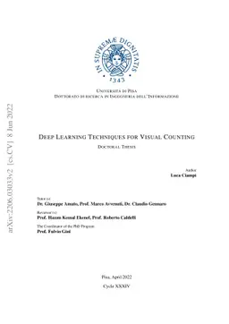 Deep Learning Techniques for Visual Counting