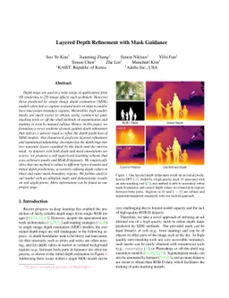 Layered Depth Refinement with Mask Guidance