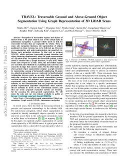 TRAVEL: Traversable Ground and Above-Ground Object Segmentation Using
  Graph Representation of 3D LiDAR Scans
