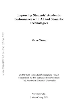 Improving Students' Academic Performance with AI and Semantic
  Technologies