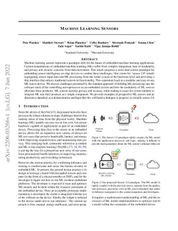 Machine Learning Sensors