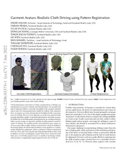 Garment Avatars: Realistic Cloth Driving using Pattern Registration