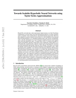 Towards Scalable Hyperbolic Neural Networks using Taylor Series
  Approximations