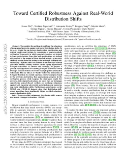 Toward Certified Robustness Against Real-World Distribution Shifts