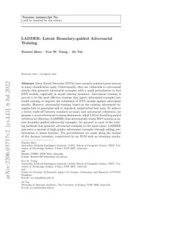 LADDER: Latent Boundary-guided Adversarial Training