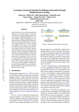 Learning to Generate Prompts for Dialogue Generation through
  Reinforcement Learning